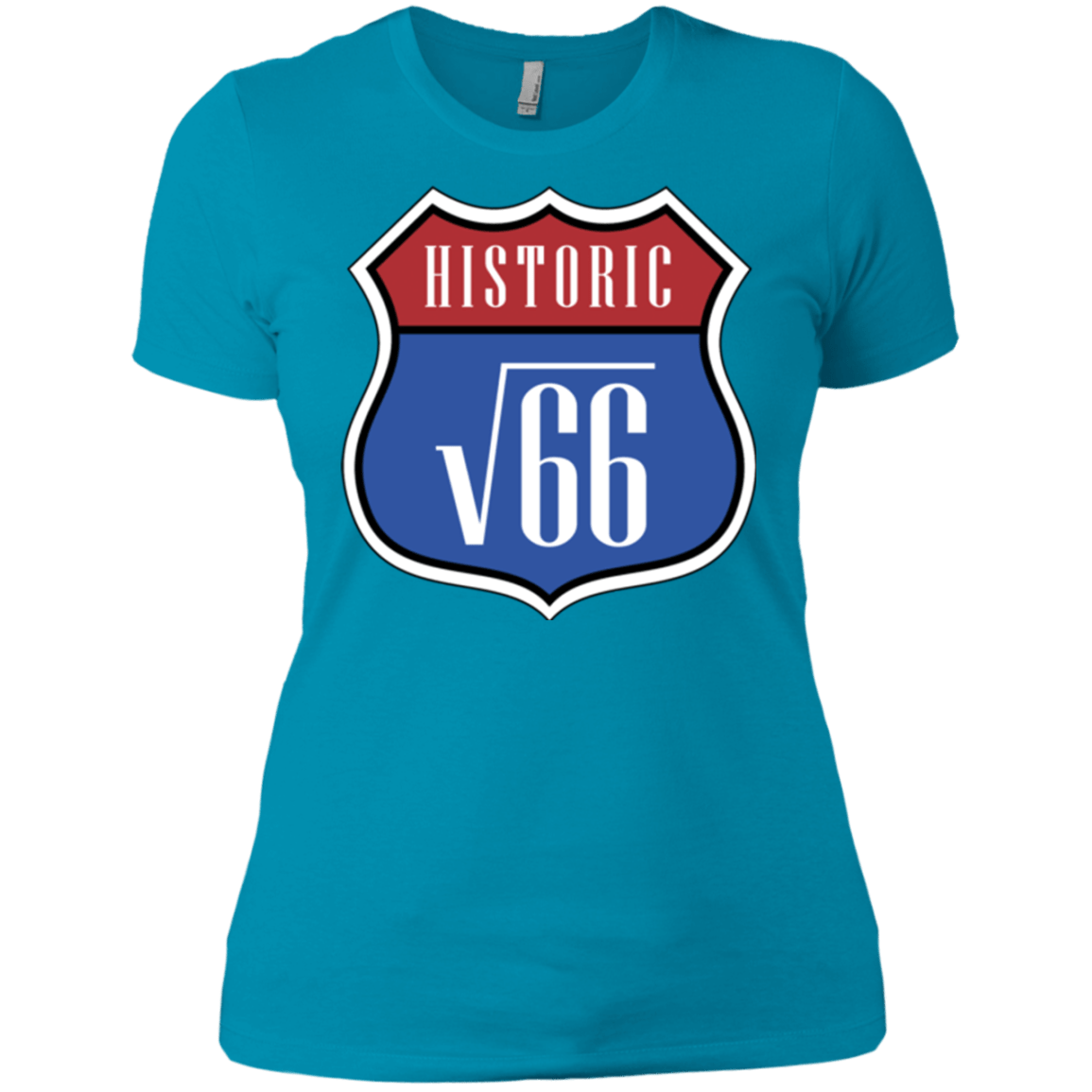 T-Shirts Turquoise / X-Small Route v66 Women's Premium T-Shirt