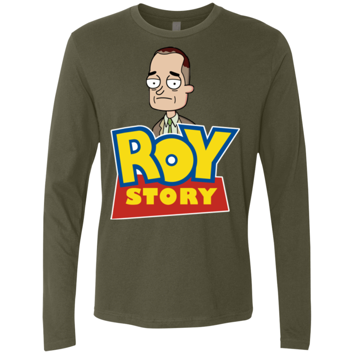 T-Shirts Military Green / Small Roy Story Men's Premium Long Sleeve