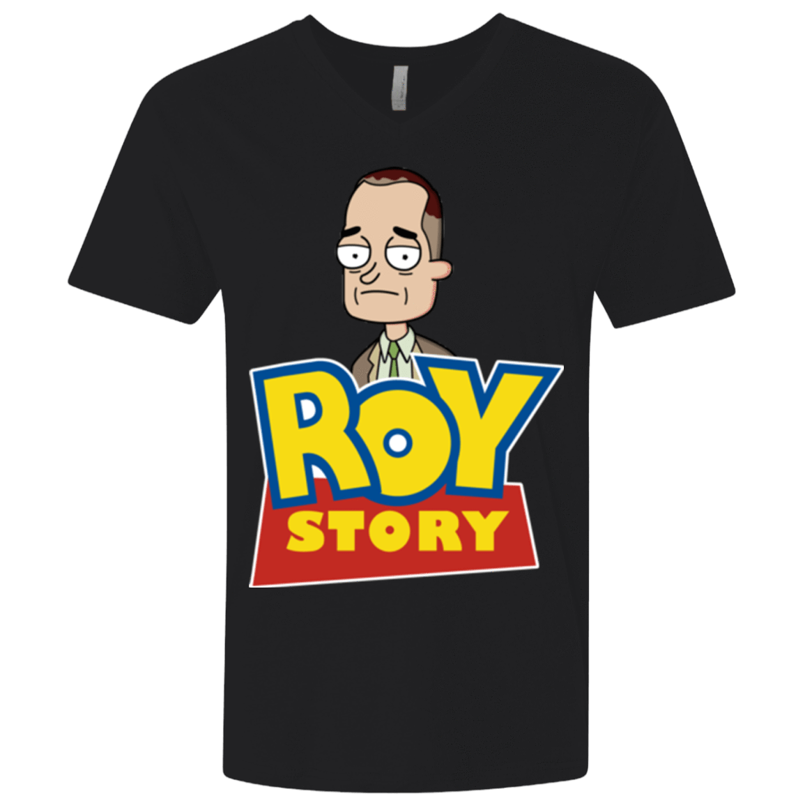 T-Shirts Black / X-Small Roy Story Men's Premium V-Neck