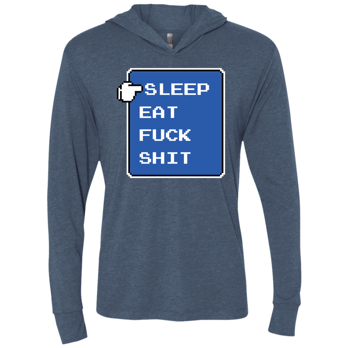 T-Shirts Indigo / X-Small RPG LIFE Triblend Long Sleeve Hoodie Tee