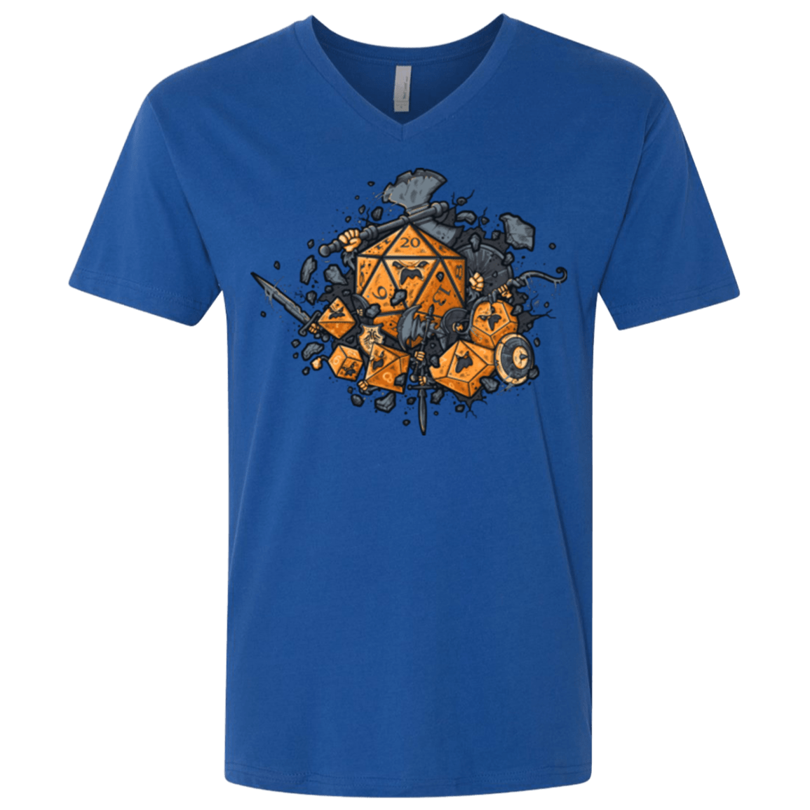 T-Shirts Royal / X-Small RPG UNITED Men's Premium V-Neck