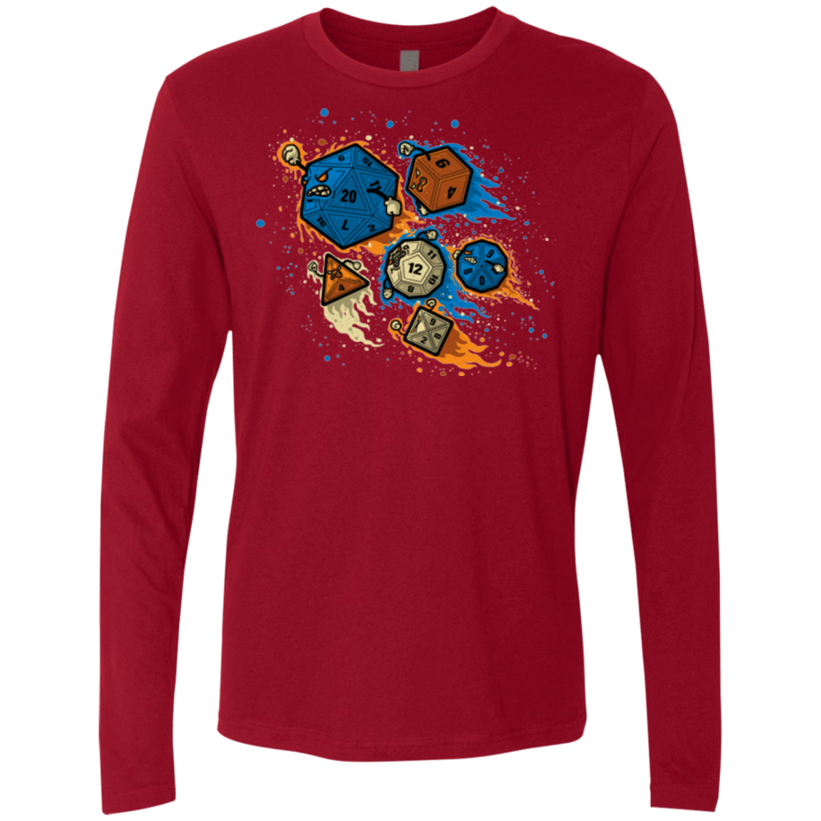 T-Shirts Cardinal / Small RPG UNITED REMIX Men's Premium Long Sleeve