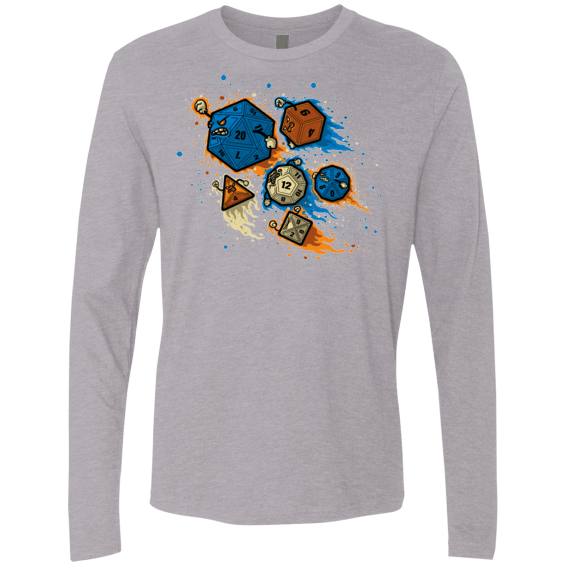 T-Shirts Heather Grey / Small RPG UNITED REMIX Men's Premium Long Sleeve