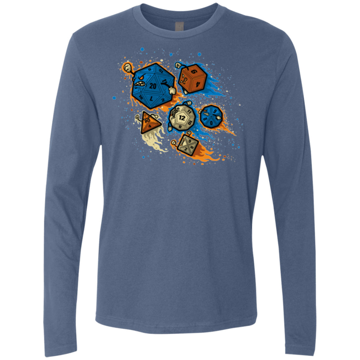 T-Shirts Indigo / Small RPG UNITED REMIX Men's Premium Long Sleeve