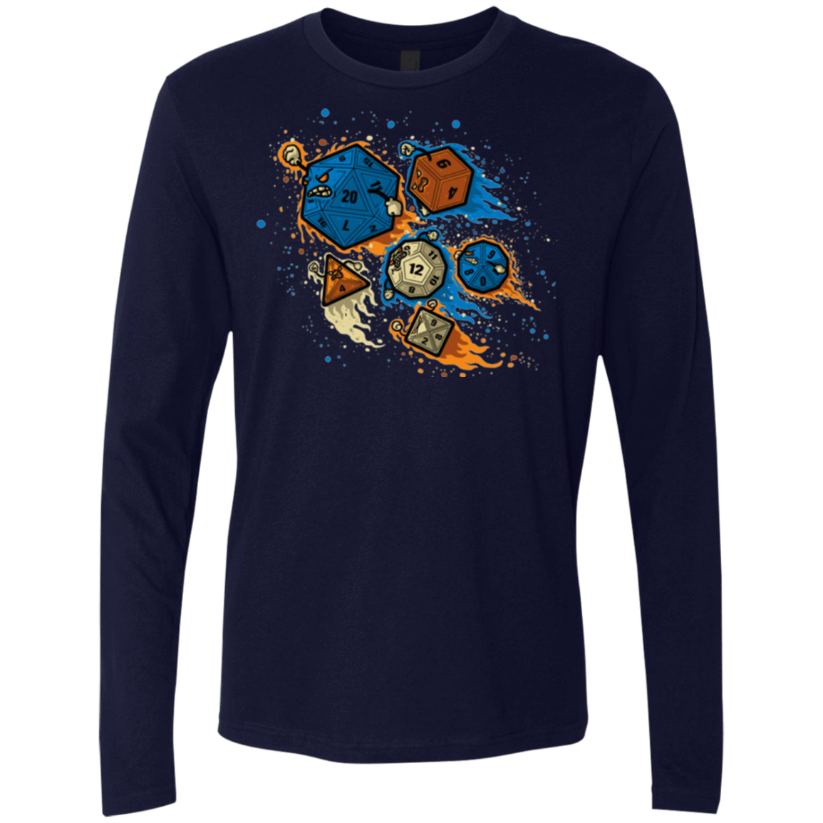 T-Shirts Midnight Navy / Small RPG UNITED REMIX Men's Premium Long Sleeve