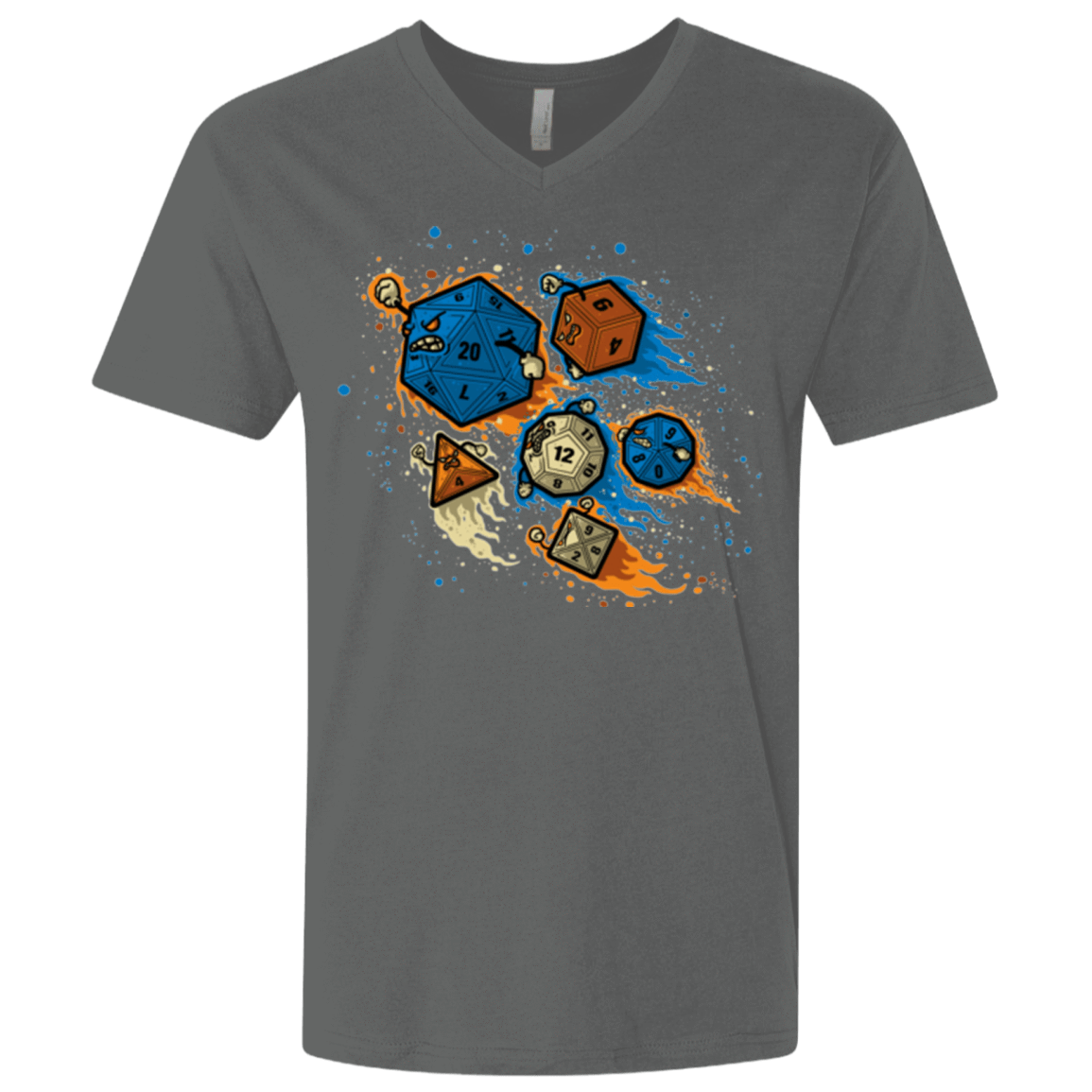 T-Shirts Heavy Metal / X-Small RPG UNITED REMIX Men's Premium V-Neck