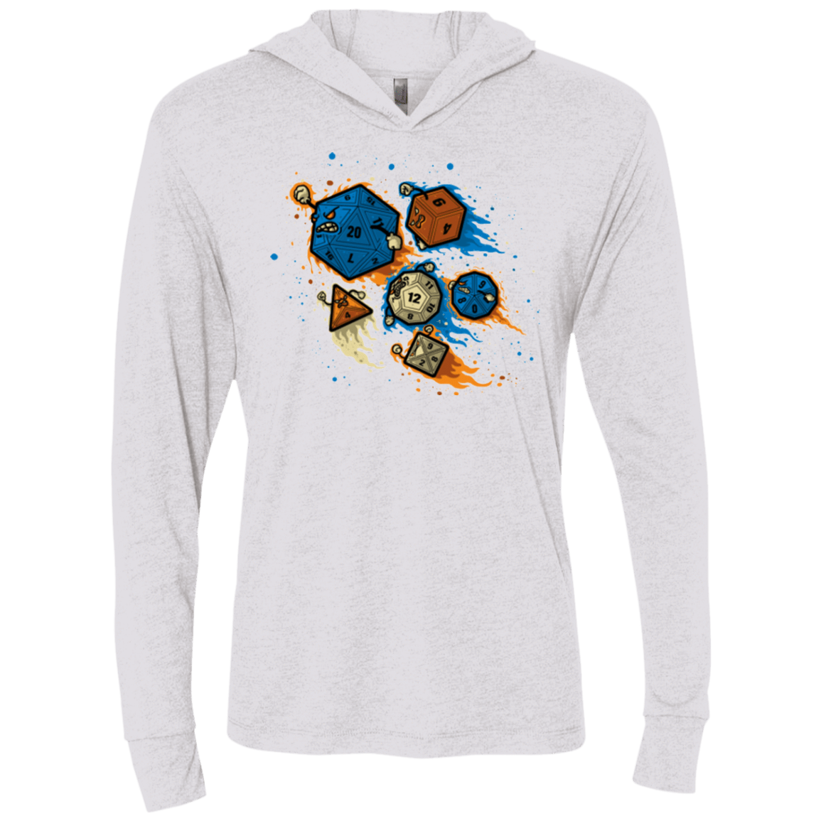 T-Shirts Heather White / X-Small RPG UNITED REMIX Triblend Long Sleeve Hoodie Tee