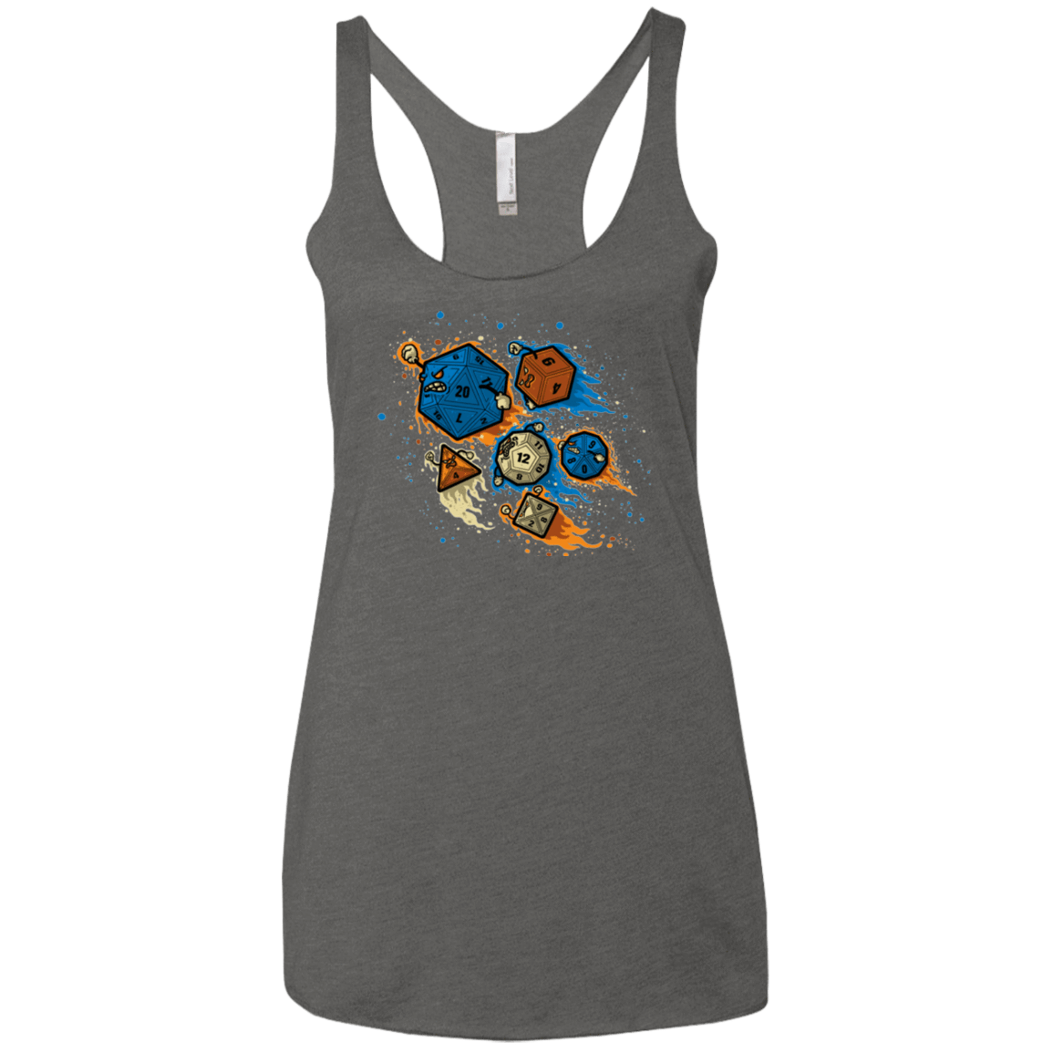 T-Shirts Premium Heather / X-Small RPG UNITED REMIX Women's Triblend Racerback Tank