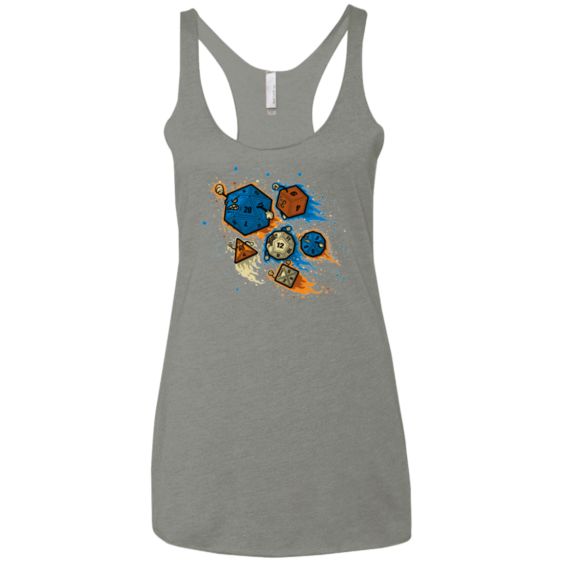 T-Shirts Venetian Grey / X-Small RPG UNITED REMIX Women's Triblend Racerback Tank