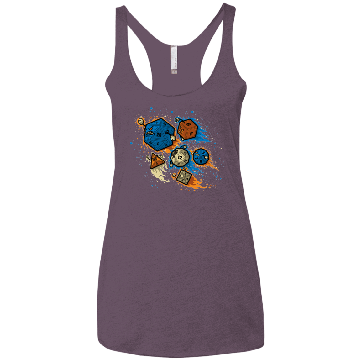 T-Shirts Vintage Purple / X-Small RPG UNITED REMIX Women's Triblend Racerback Tank