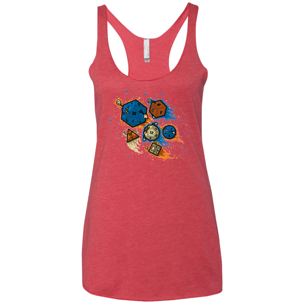 T-Shirts Vintage Red / X-Small RPG UNITED REMIX Women's Triblend Racerback Tank