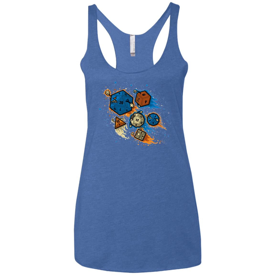T-Shirts Vintage Royal / X-Small RPG UNITED REMIX Women's Triblend Racerback Tank