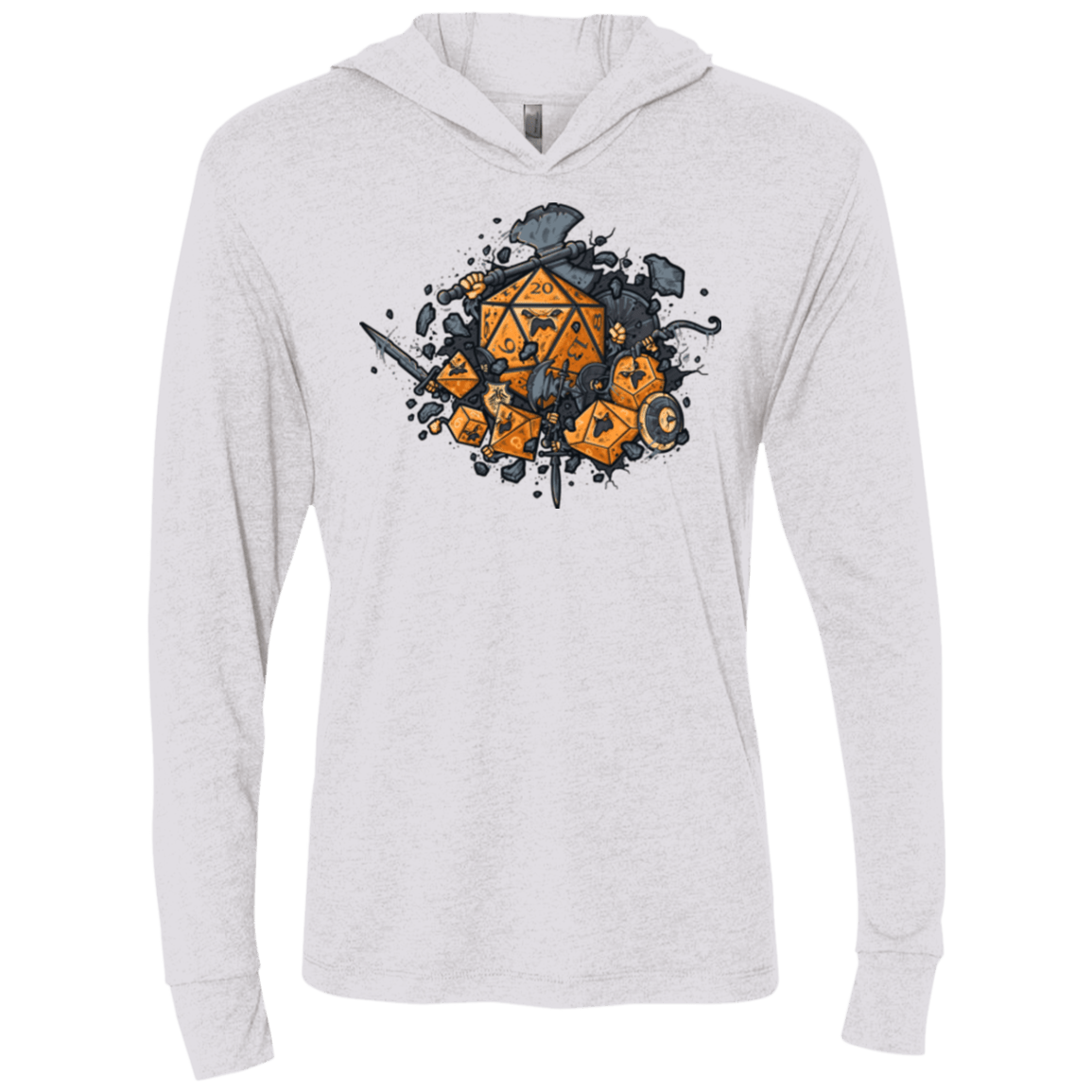 T-Shirts Heather White / X-Small RPG UNITED Triblend Long Sleeve Hoodie Tee