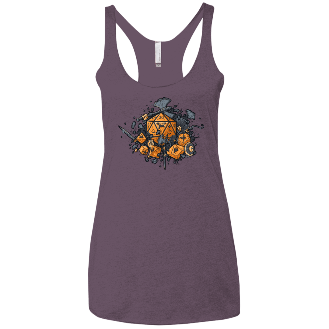 T-Shirts Vintage Purple / X-Small RPG UNITED Women's Triblend Racerback Tank