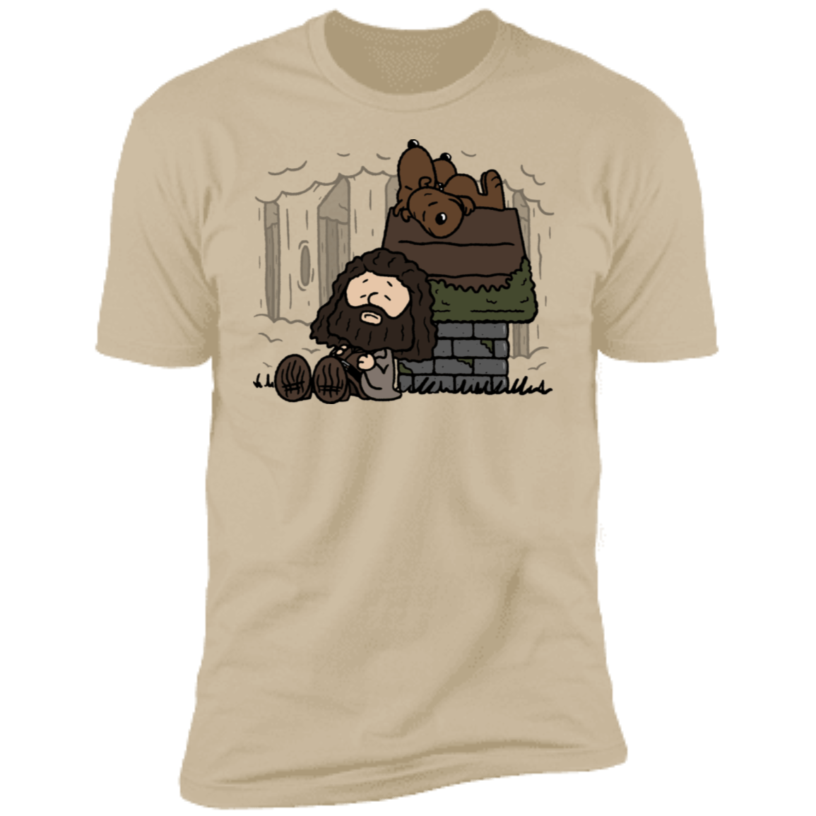 T-Shirts Sand / S Rubeus Brown Men's Premium T-Shirt