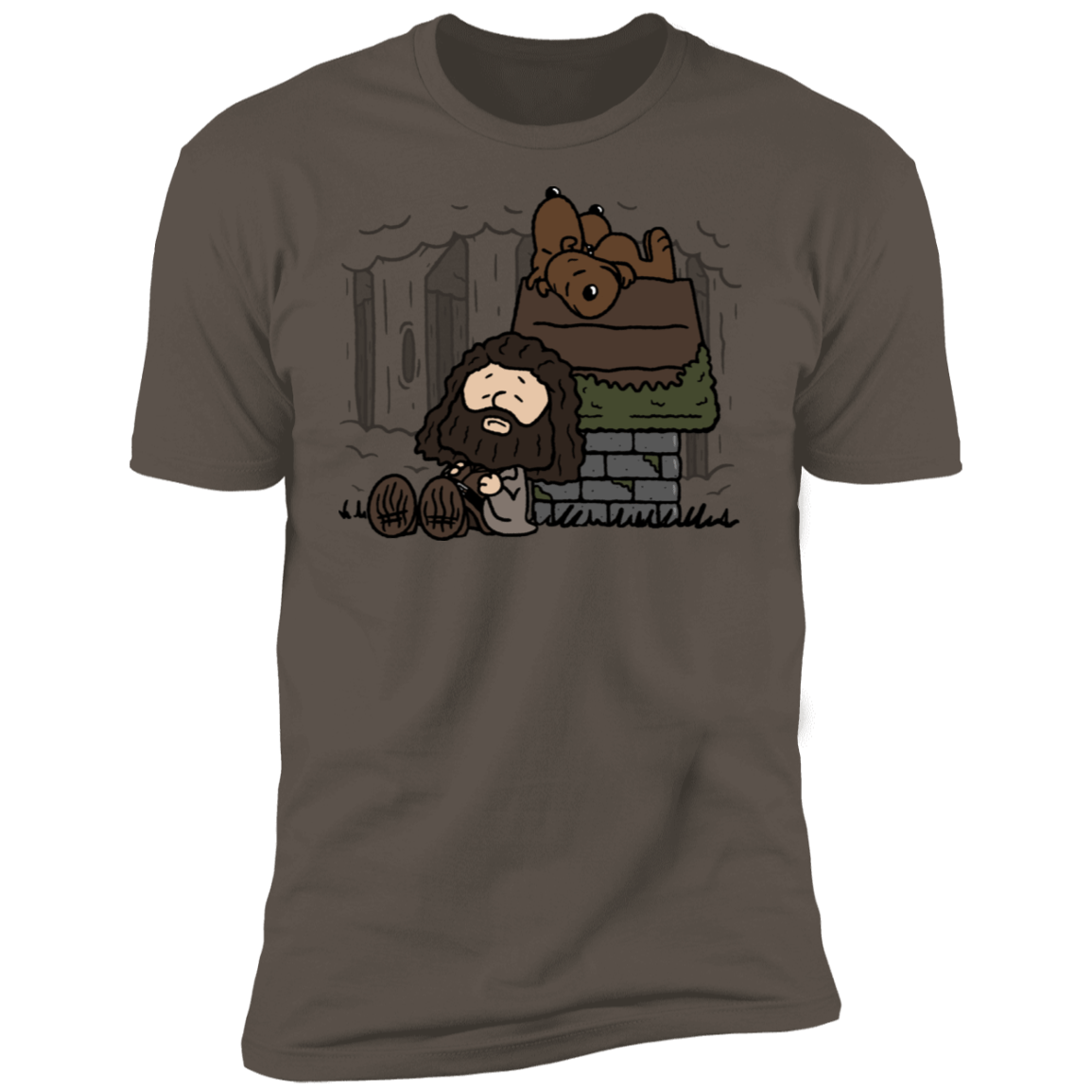 T-Shirts Warm Grey / S Rubeus Brown Men's Premium T-Shirt