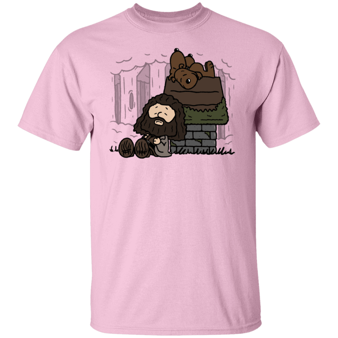 T-Shirts Light Pink / S Rubeus Brown T-Shirt