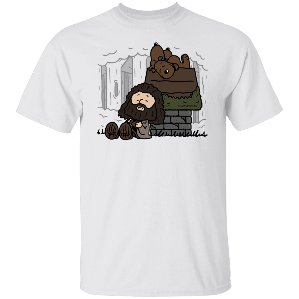 T-Shirts White / S Rubeus Brown T-Shirt