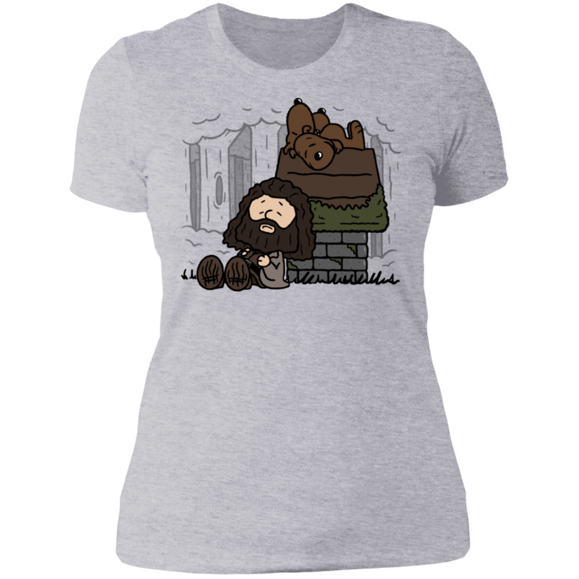 T-Shirts Heather Grey / S Rubeus Brown Women's Premium T-Shirt