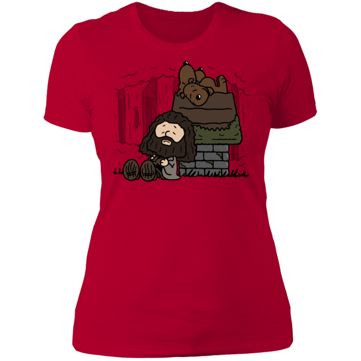 T-Shirts Red / S Rubeus Brown Women's Premium T-Shirt