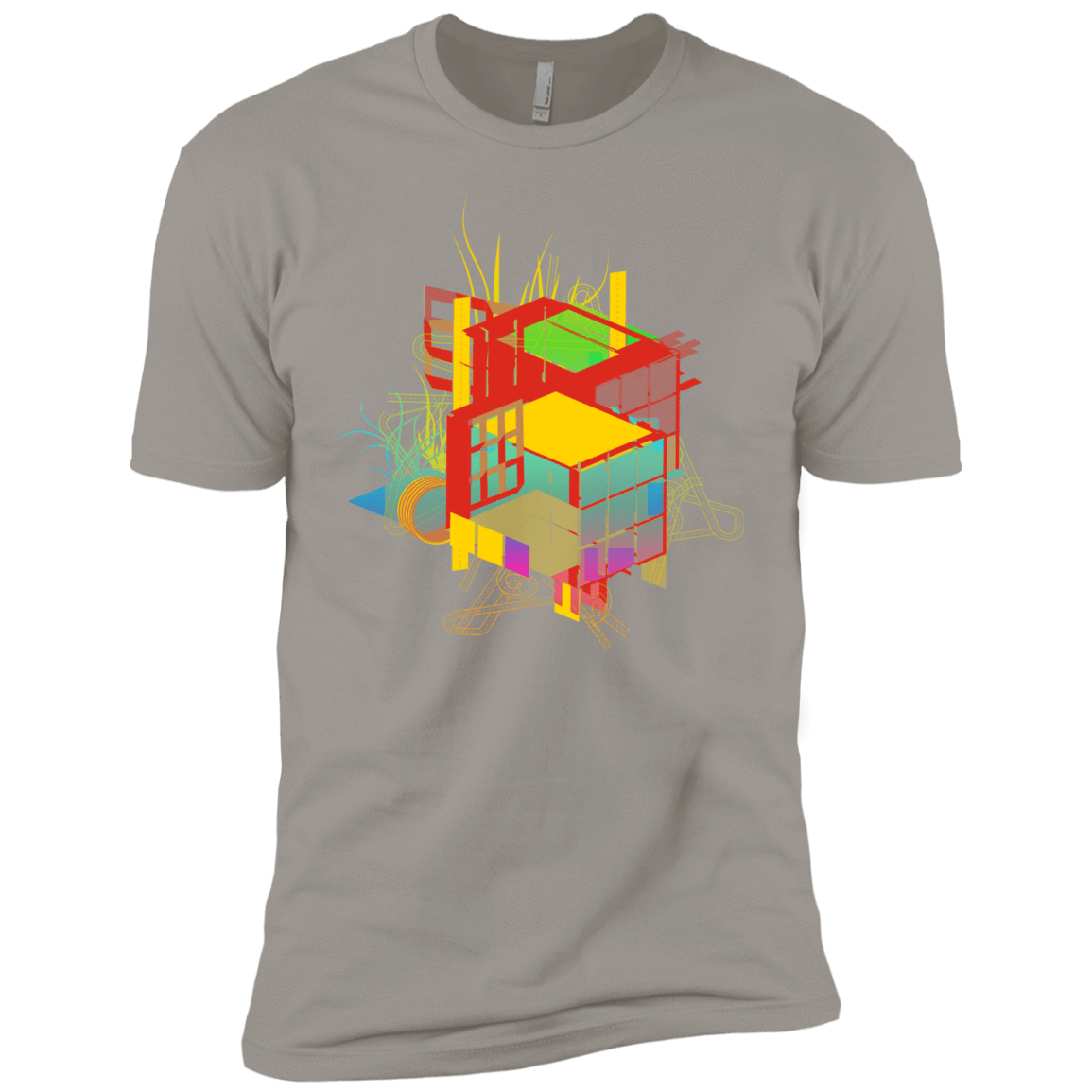 T-Shirts Light Grey / YXS Rubik's Building Boys Premium T-Shirt