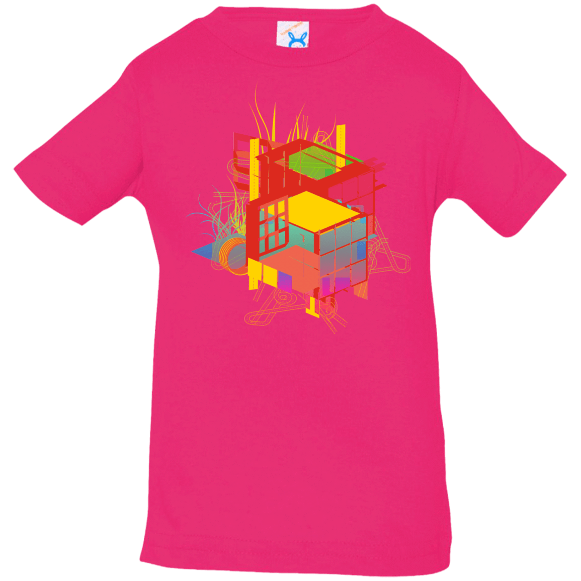 T-Shirts Hot Pink / 6 Months Rubik's Building Infant Premium T-Shirt