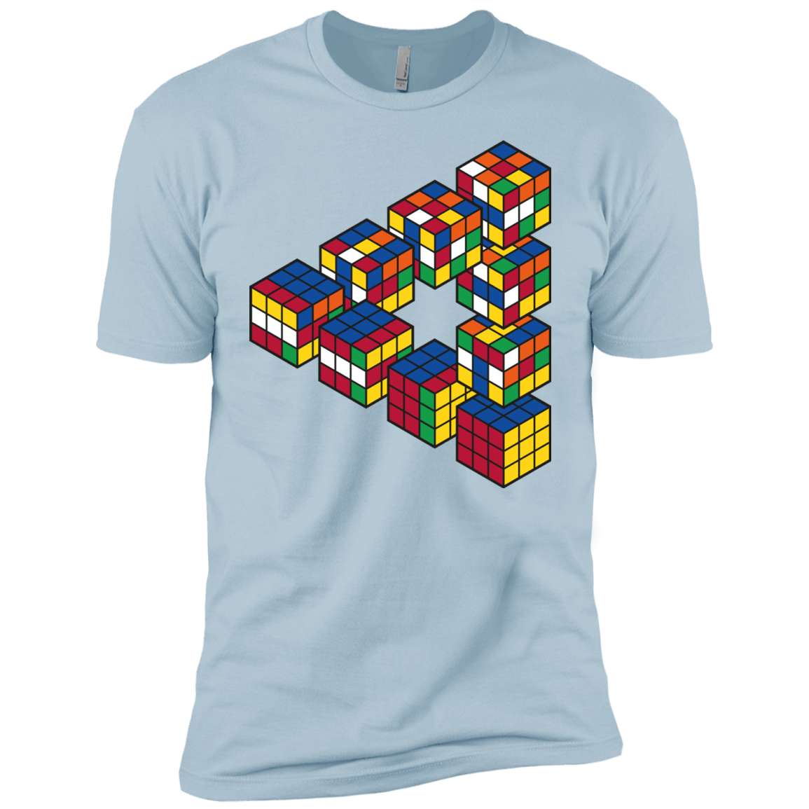 Rubiks Cube Penrose Triangle Boys Premium T-Shirt