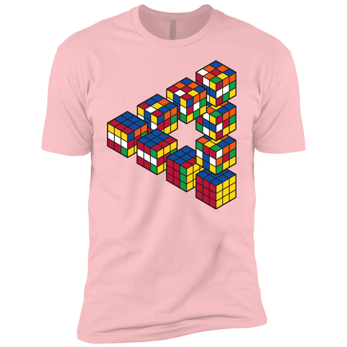 Rubiks Cube Penrose Triangle Boys Premium T-Shirt
