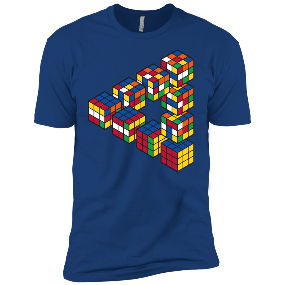 Rubiks Cube Penrose Triangle Boys Premium T-Shirt