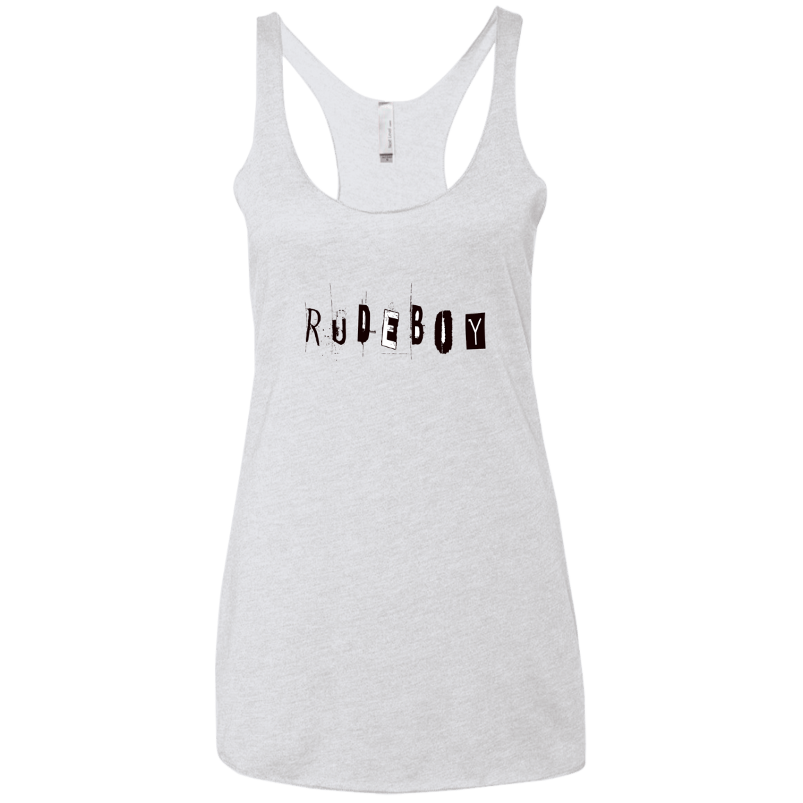 Rudeboy Women's Triblend Racerback Tank
