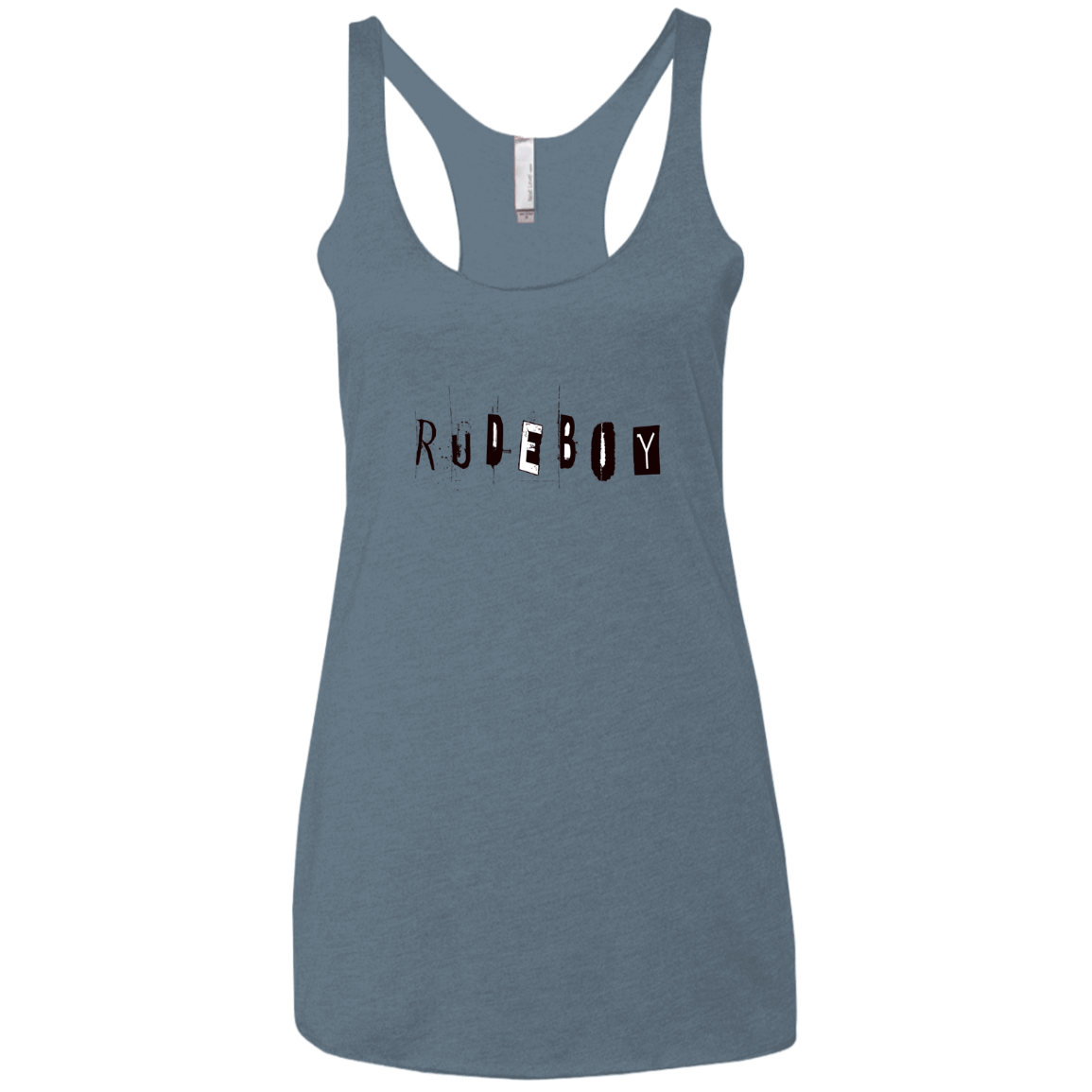 Rudeboy Women's Triblend Racerback Tank
