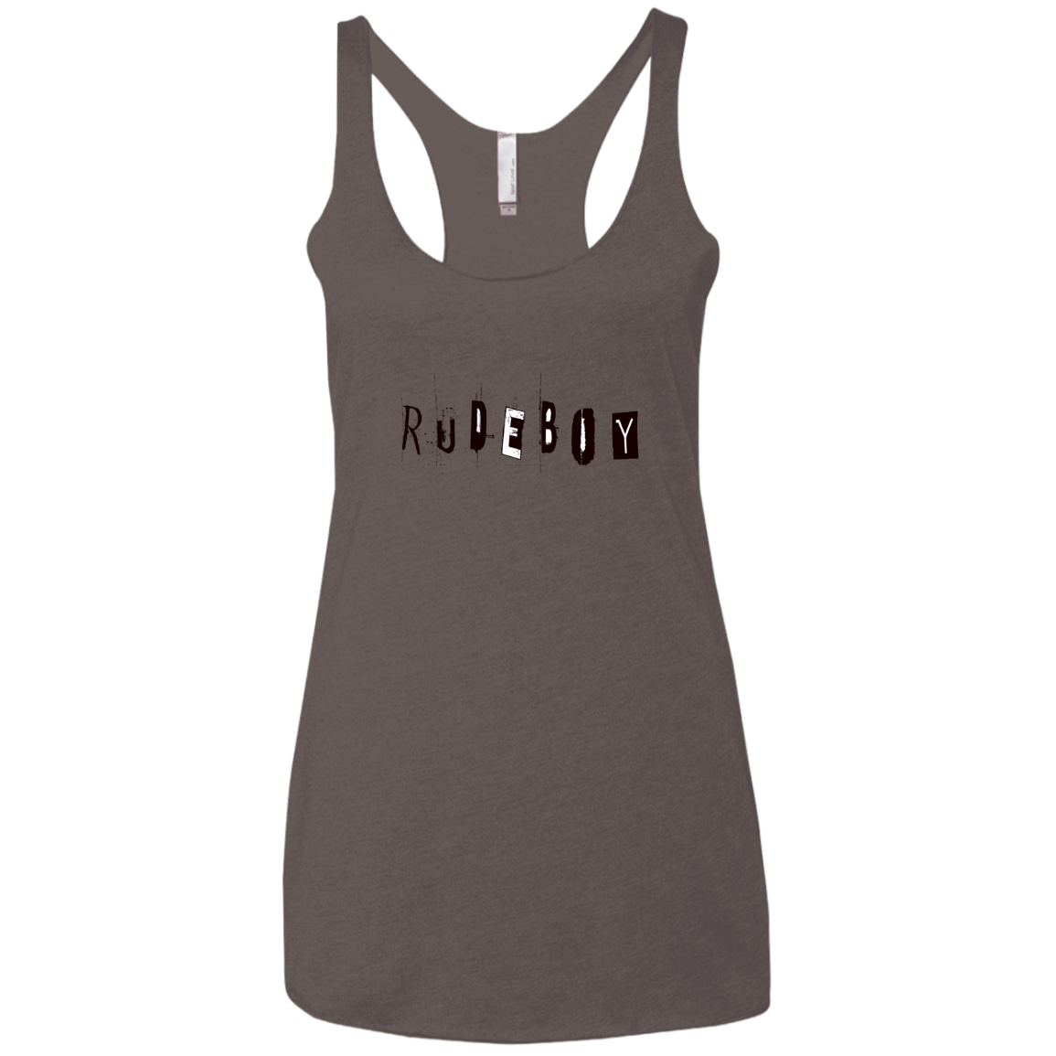Rudeboy Women's Triblend Racerback Tank