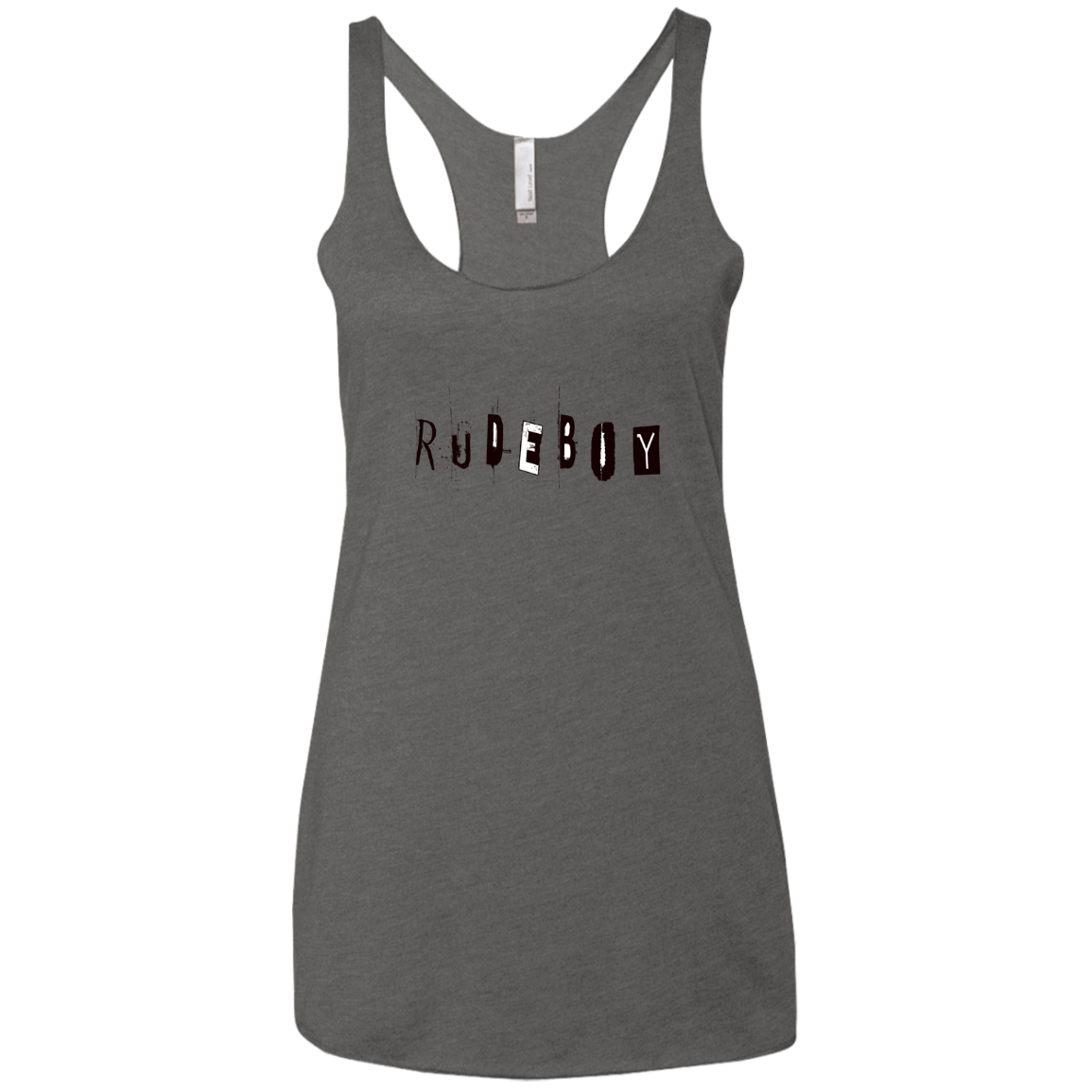 Rudeboy Women's Triblend Racerback Tank