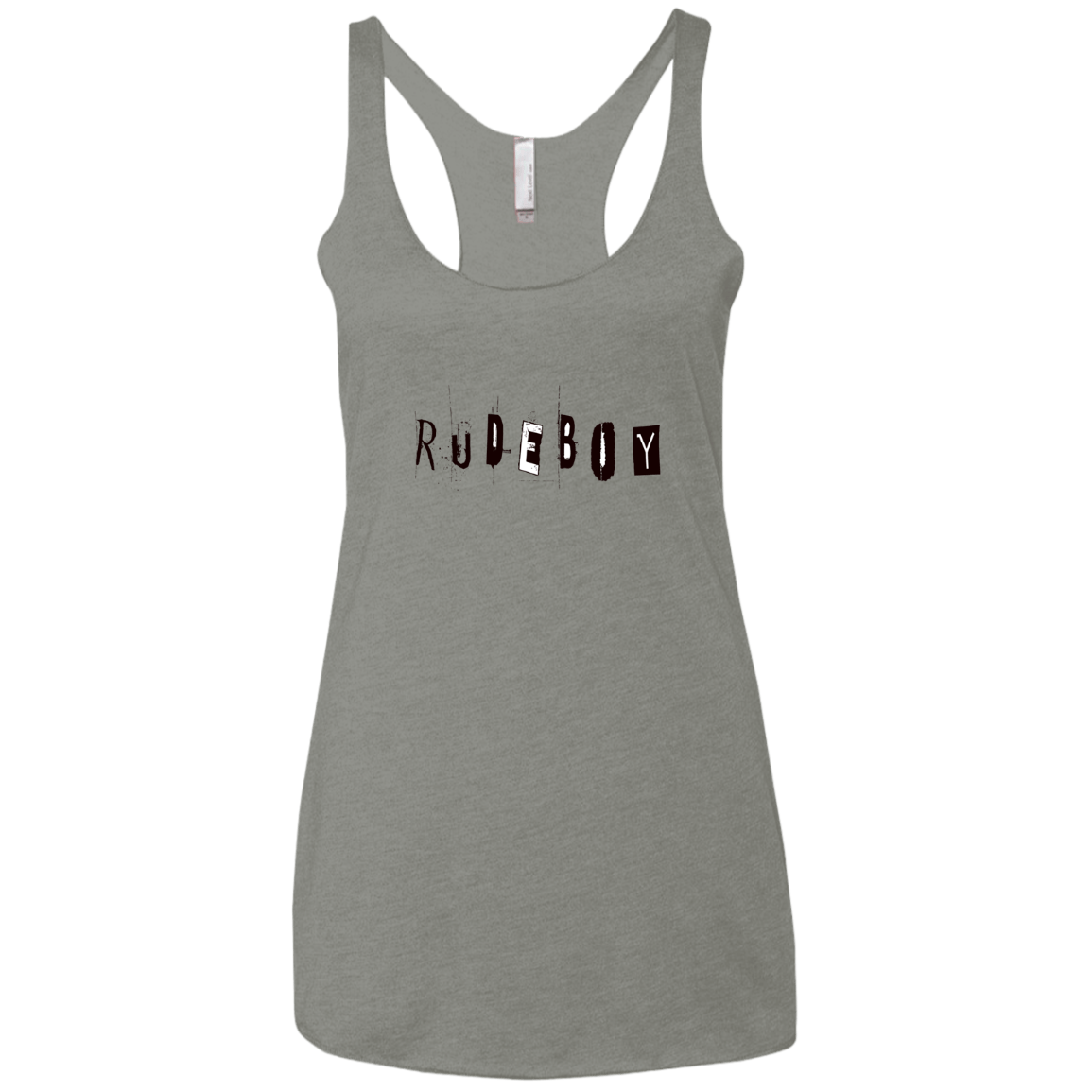 Rudeboy Women's Triblend Racerback Tank