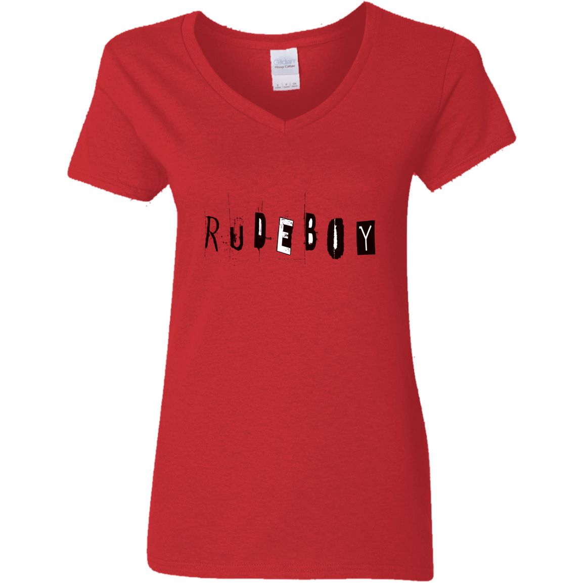 T-Shirts Red / S Rudeboy Women's V-Neck T-Shirt