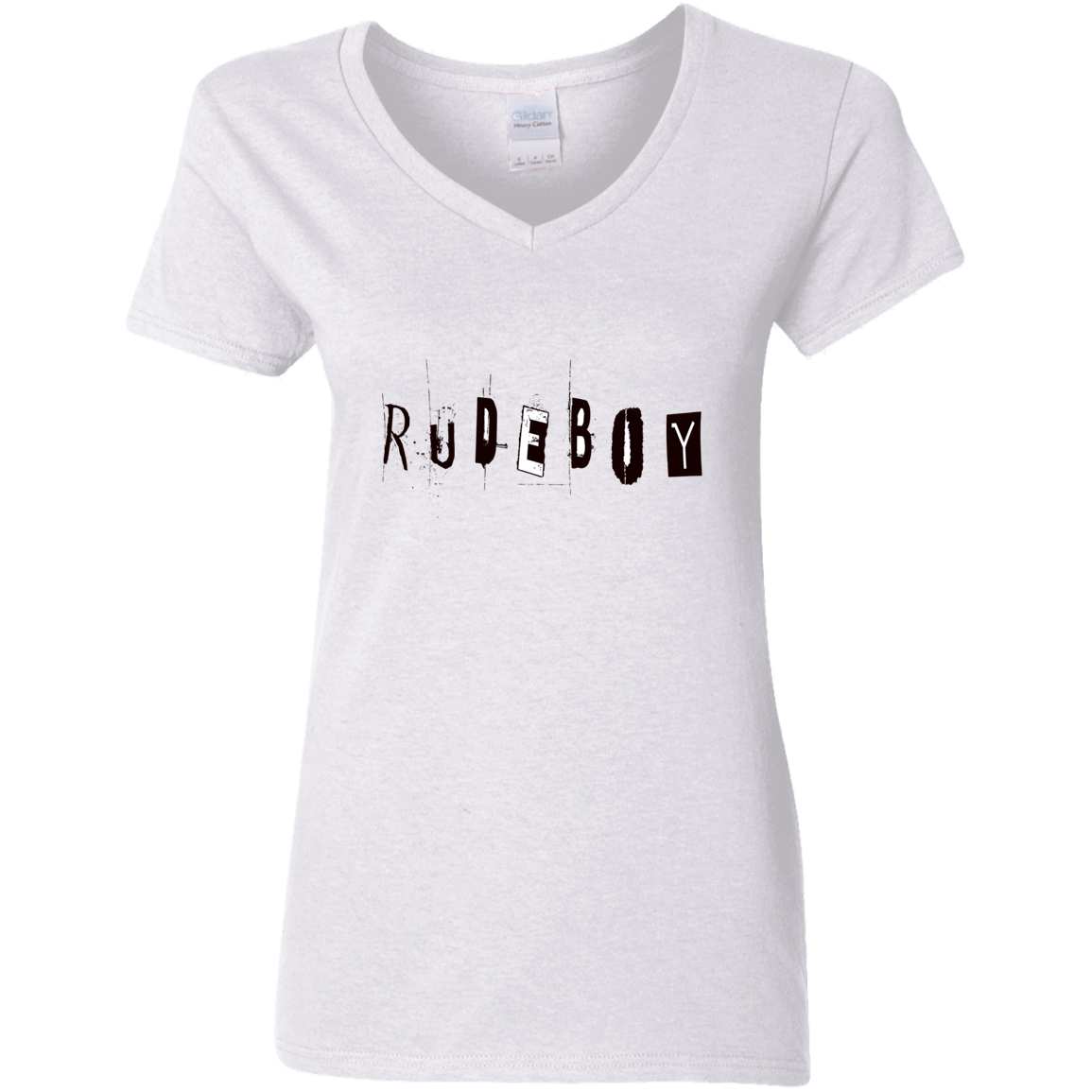 T-Shirts White / S Rudeboy Women's V-Neck T-Shirt