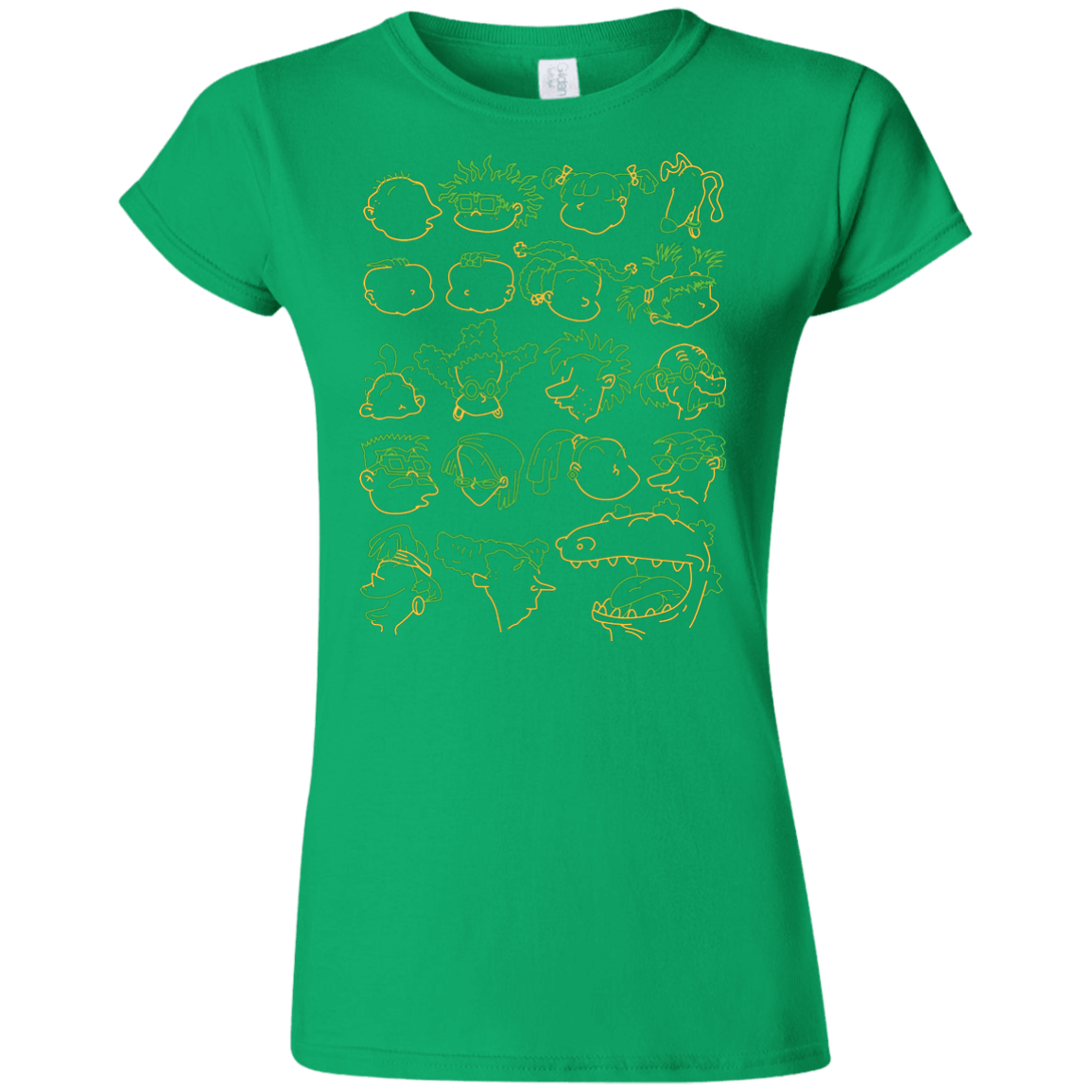 T-Shirts Irish Green / S RUGRAT HEADS Junior Slimmer-Fit T-Shirt