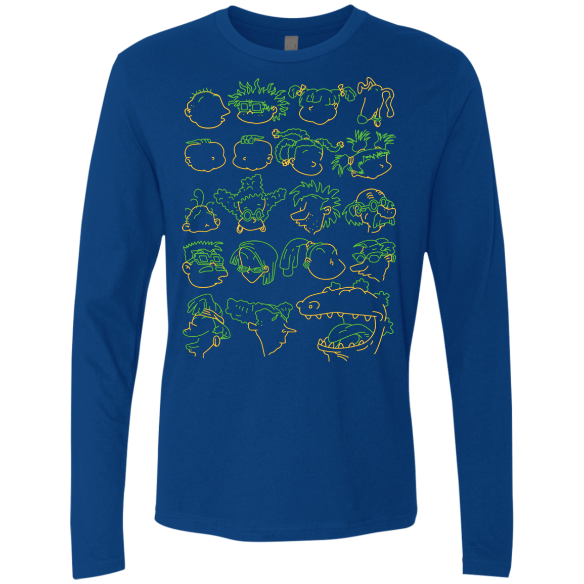 T-Shirts Royal / S RUGRAT HEADS Men's Premium Long Sleeve