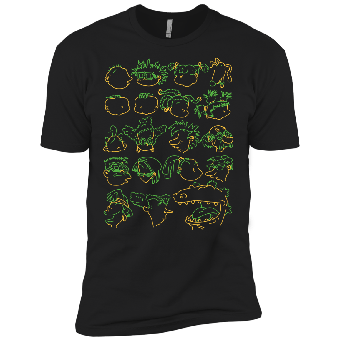 T-Shirts Black / X-Small RUGRAT HEADS Men's Premium T-Shirt