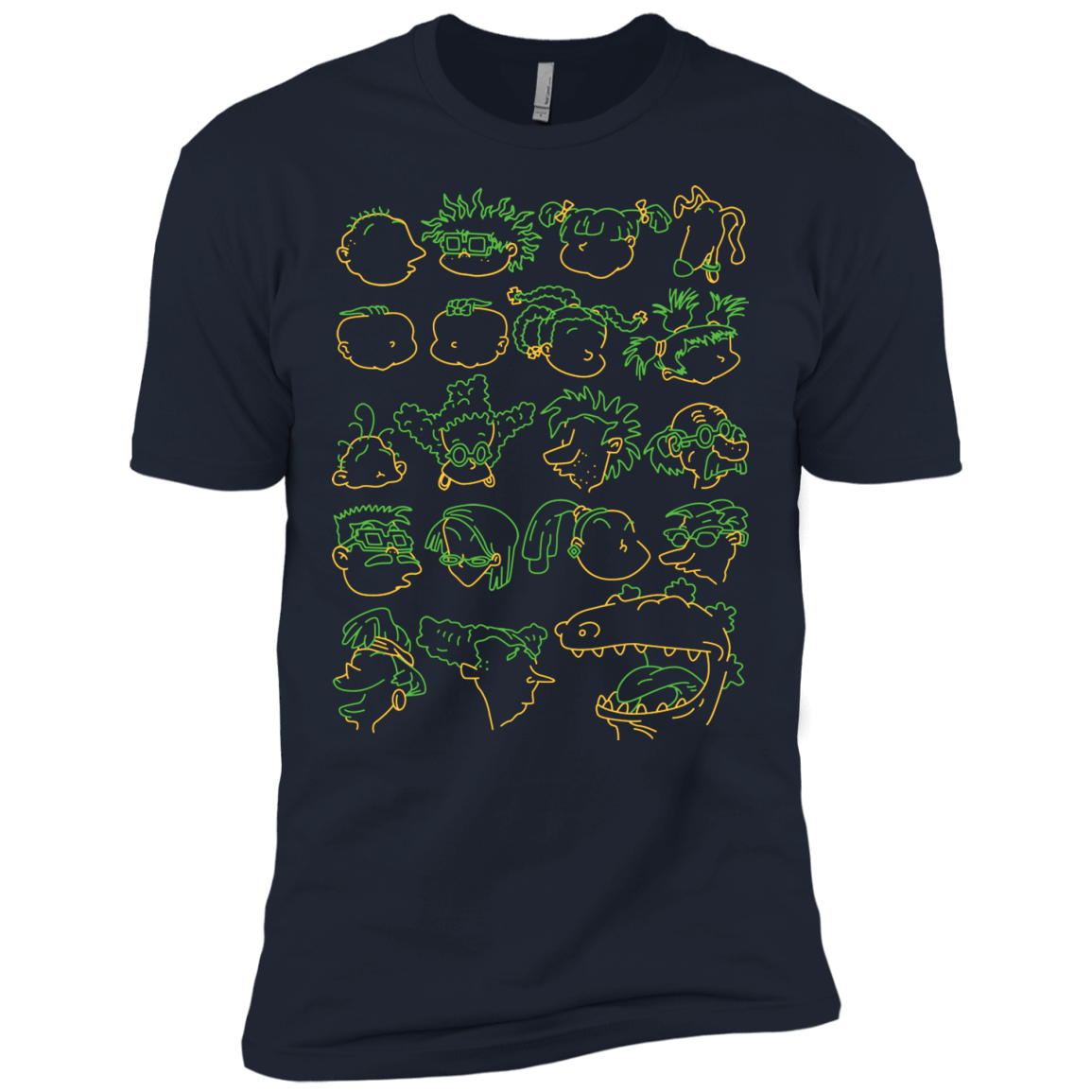 T-Shirts Midnight Navy / X-Small RUGRAT HEADS Men's Premium T-Shirt