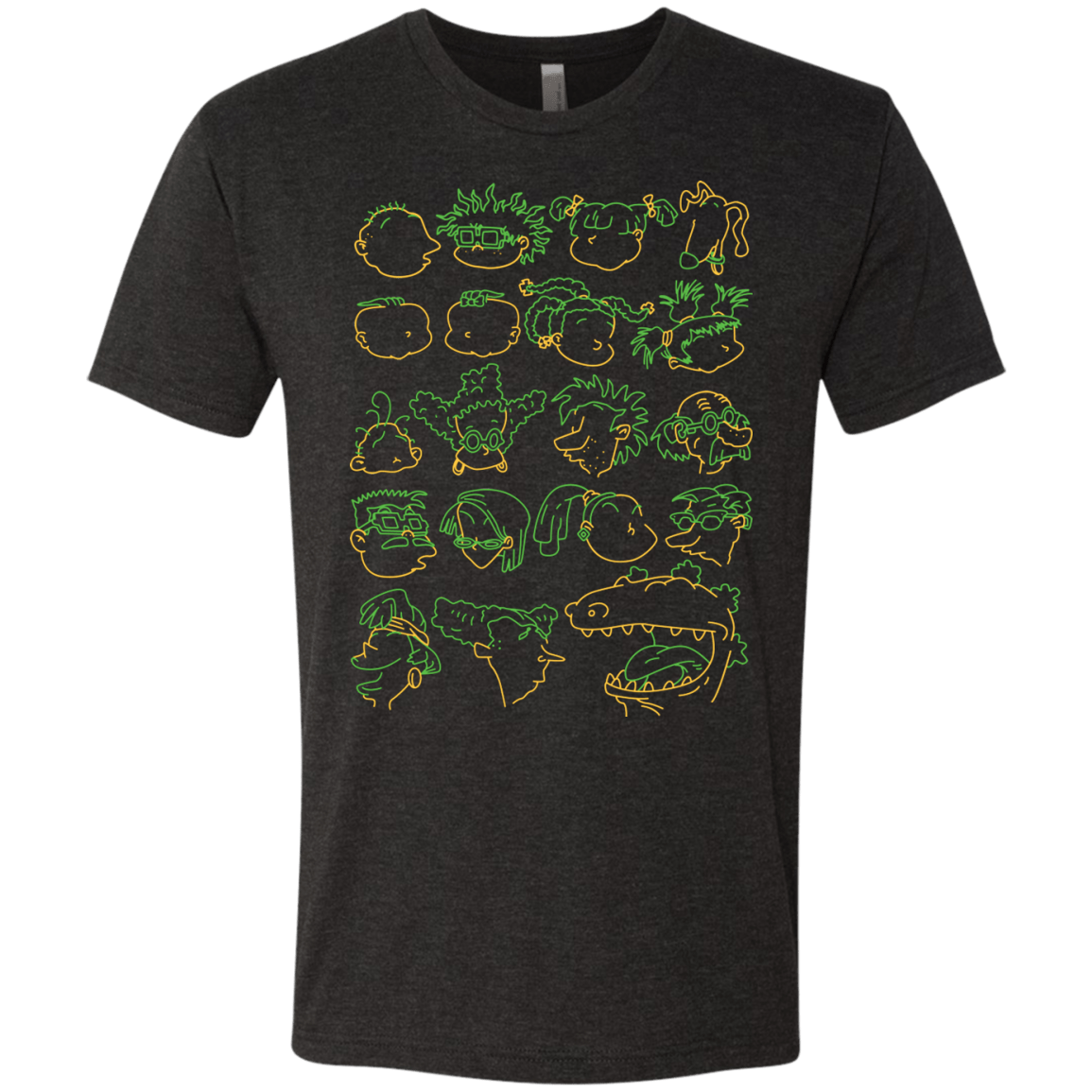 T-Shirts Vintage Black / S RUGRAT HEADS Men's Triblend T-Shirt