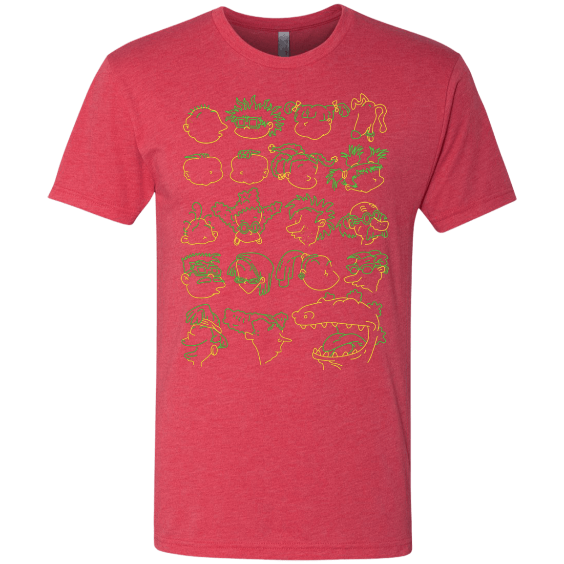 T-Shirts Vintage Red / S RUGRAT HEADS Men's Triblend T-Shirt