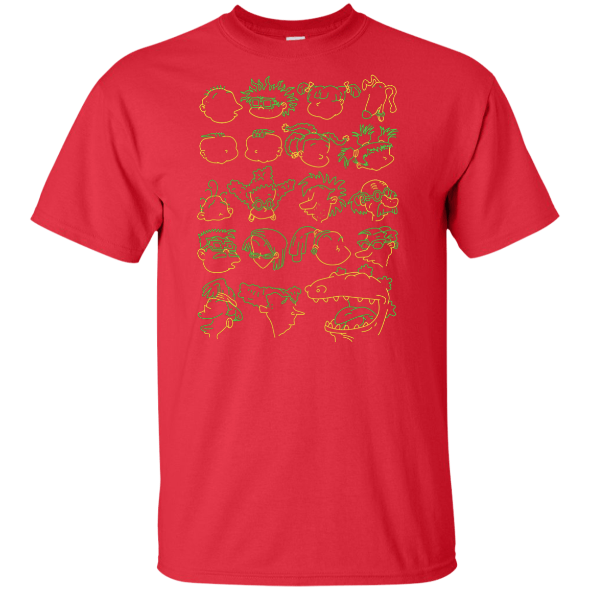 T-Shirts Red / XLT RUGRAT HEADS Tall T-Shirt