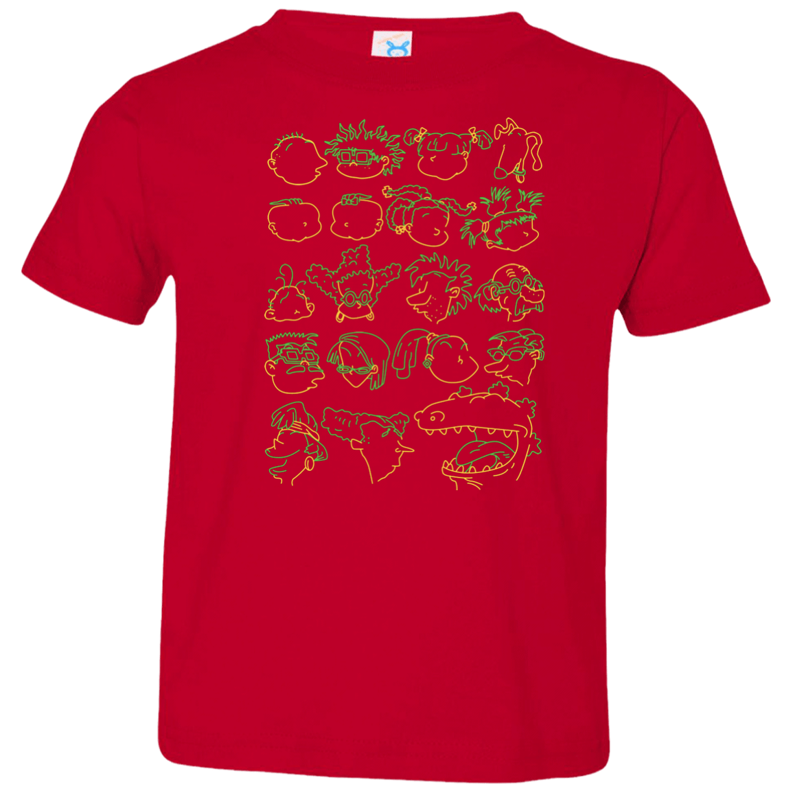 T-Shirts Red / 2T RUGRAT HEADS Toddler Premium T-Shirt