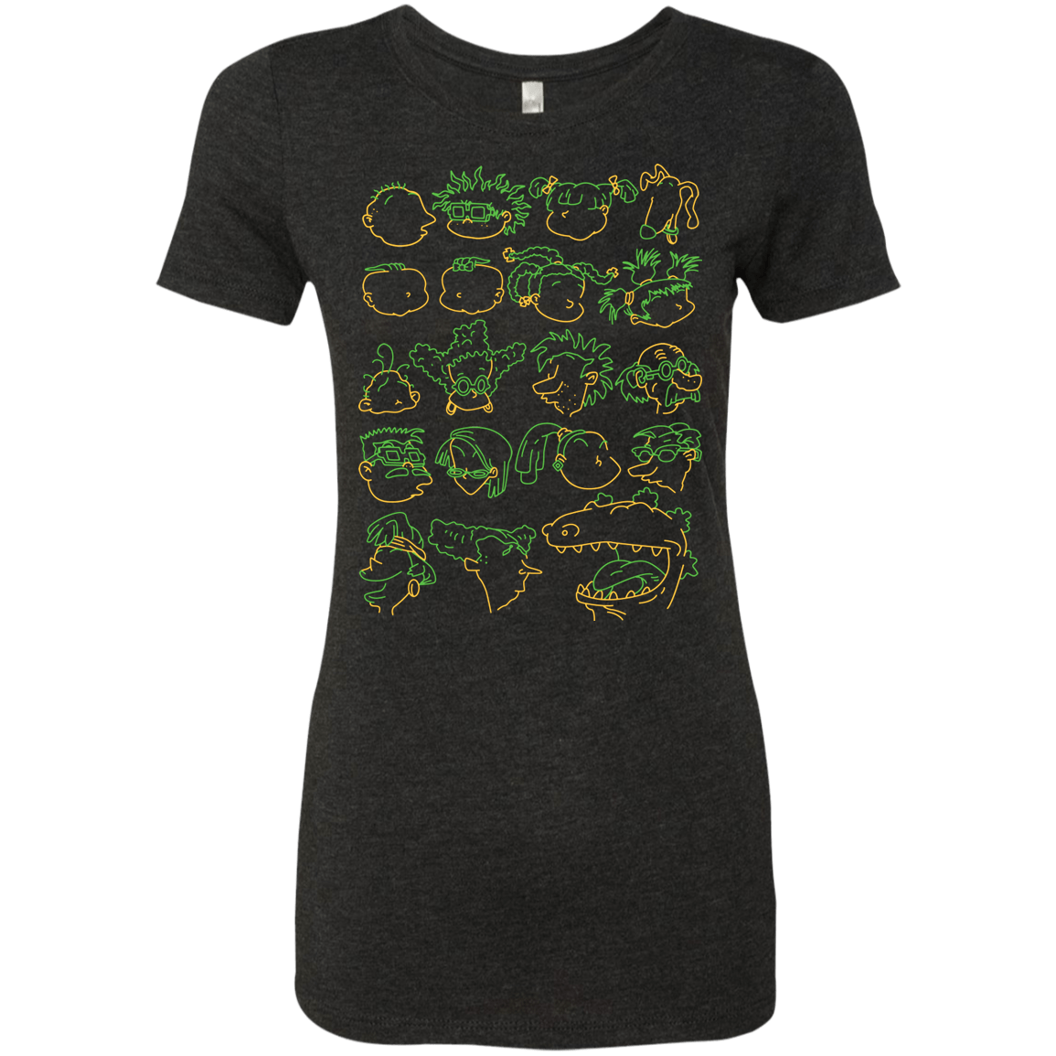 T-Shirts Vintage Black / S RUGRAT HEADS Women's Triblend T-Shirt