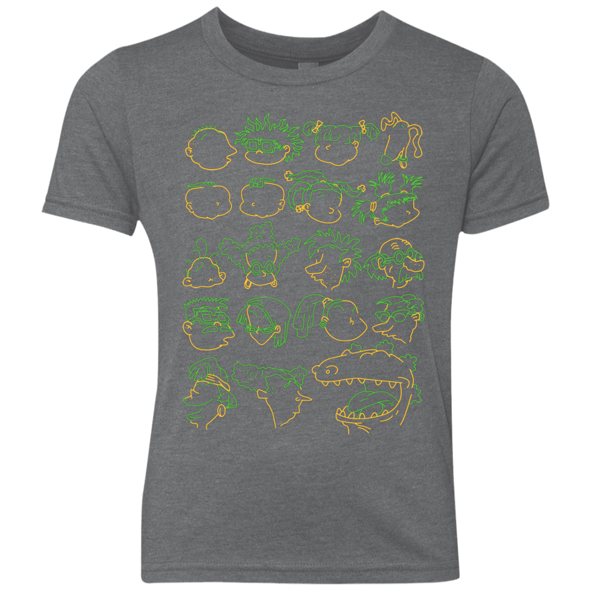 T-Shirts Premium Heather / YXS RUGRAT HEADS Youth Triblend T-Shirt
