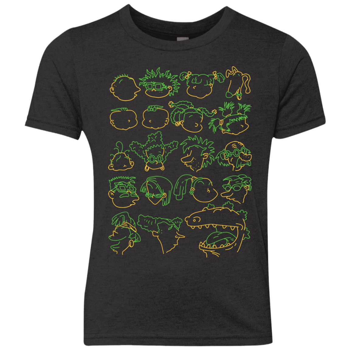 T-Shirts Vintage Black / YXS RUGRAT HEADS Youth Triblend T-Shirt