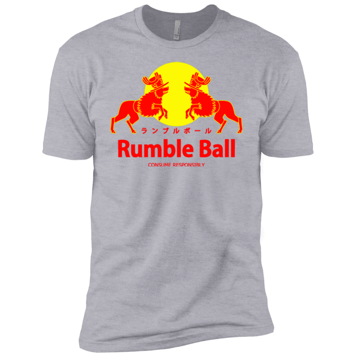 T-Shirts Heather Grey / YXS Rumble Ball Boys Premium T-Shirt