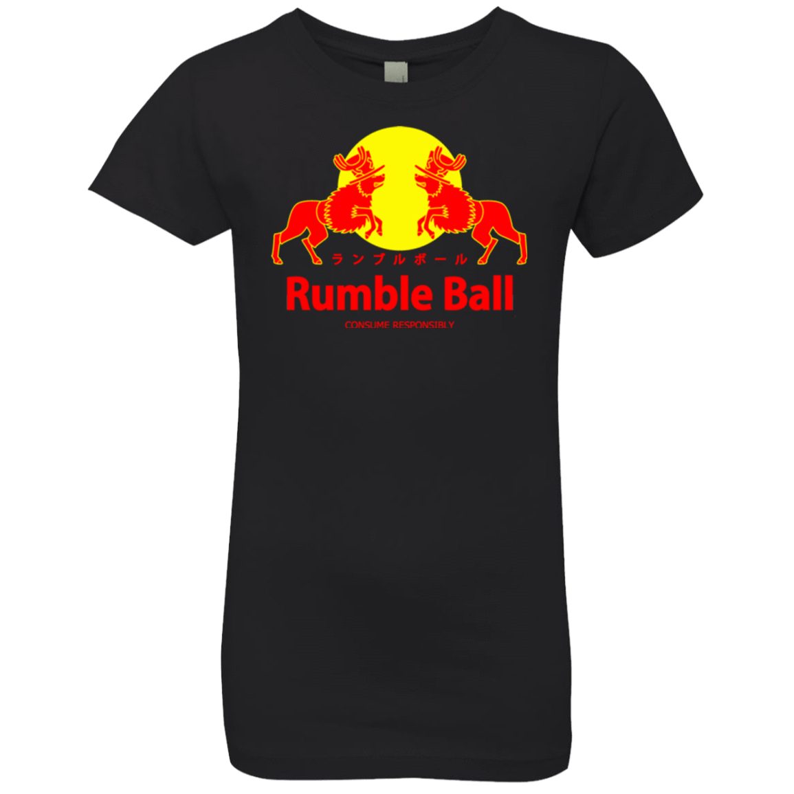 T-Shirts Black / YXS Rumble Ball Girls Premium T-Shirt