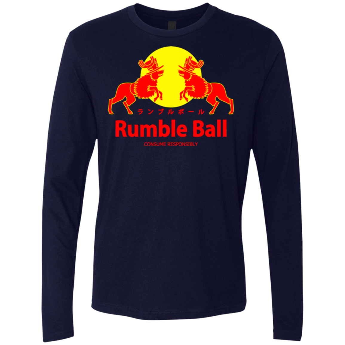 T-Shirts Midnight Navy / Small Rumble Ball Men's Premium Long Sleeve